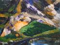 Irische Gewittersonne, 1975, Öl-Leinwand, 70x50